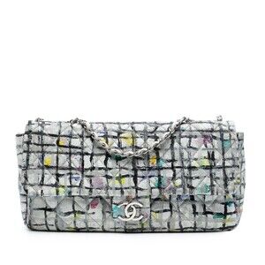 Pre-Loved Chanel Medium Calfskin Hand Painted Graffiti Flap